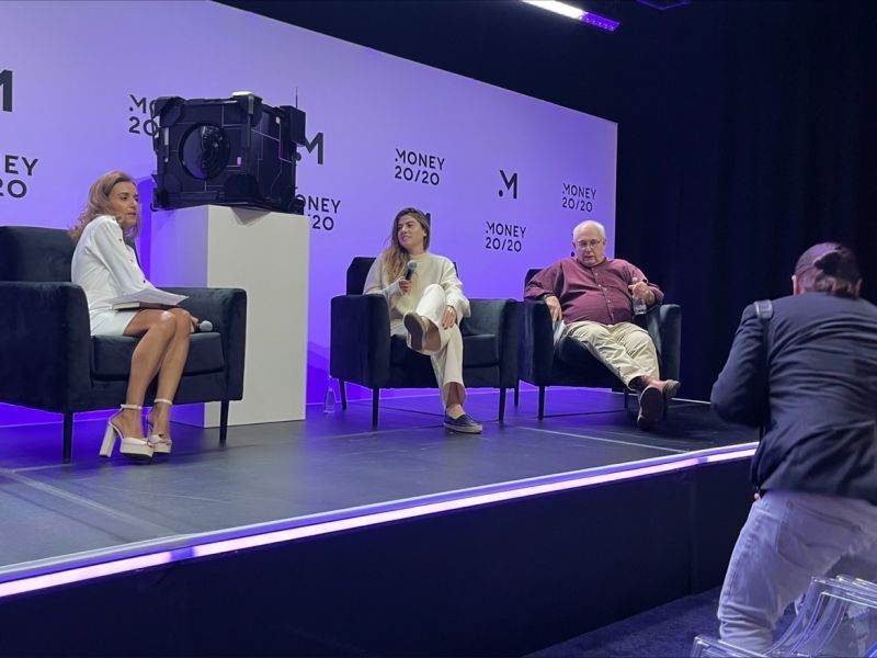 Money 20/20 USA: Dave Birch on stage for Virtual Reality, Real Money with Sophie & Milica