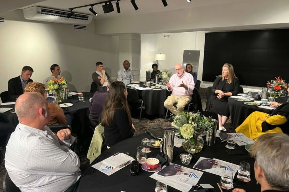 image of David Birch carrying out a workshop in New Zealand
