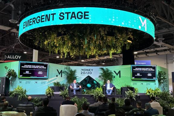 The Know-Your-Agent (KYA) Problem And Potential Solutions: David Birch and Dennis Gamiello on stage